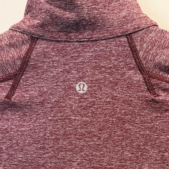 lululemon athletica Men's Burgundy Zip-Up Sweater - Picture 4 of 4